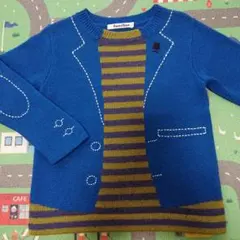 【familiar】ジャケット風ニットセーター 100cm