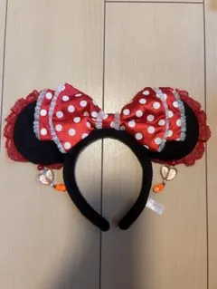 ミニー赤レースカチューシャ