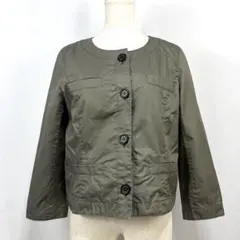 MACKINTOSH PHILOSOPHY ノーカラージャケット オリーブ 40のサムネイル