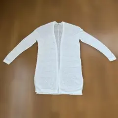 ユニクロ レディース ホワイトレース編みカーディガン