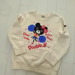 ミキハウス　Double.B トレーナー 110　白