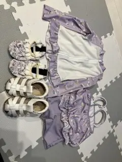 あ*や様 水着・ラッシュガード・サンダル・帽子セット