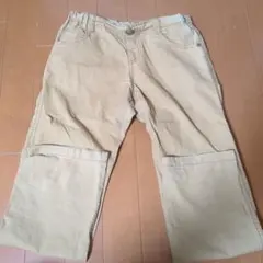 Hushush　140cm　茶　ストレートパンツ