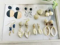 多様なデザインのピアスセット 6ペア　まとめ売り