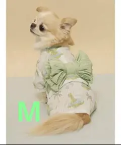 新品gelato pique 恐竜柄 浴衣 犬服 Mサイズのサムネイル