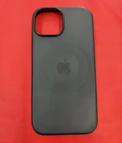 Apple純正 MagSafe対応 iPhone 15 シリコンケース・ブラック
