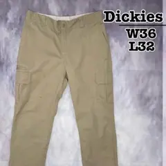 Dickies　カーゴパンツ　ワークパンツ　ベージュ　W36 L32　USA古着