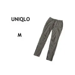 ユニクロ　ギンガムチェック　レギンスパンツ　M ストレッチ　スキニー