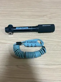 Bianchi 携帯ポンプ ミニポンプ&鍵のサムネイル