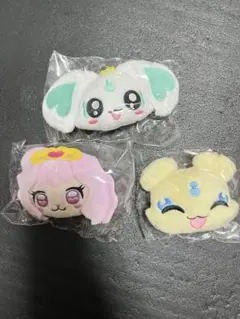 プリキュアオールスターズ ぬいぐるみクリップ ポルン パフ メップル