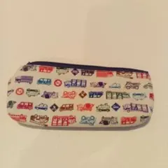 車両イラスト ペンケース（ハンドメイド）