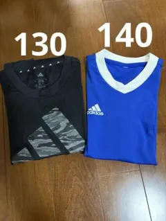 adidas Tシャツ 2枚セット 130㎝、140㎝