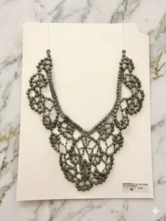 UNDERCOVER レースネックレス ダークグリーン