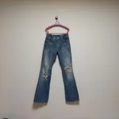 BLUE WAY╱ダメージ・デニム メンズS ブーツカット