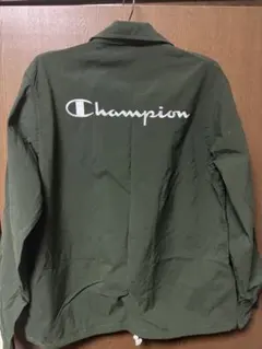 Champion ナイロンジャケット L オリーブグリーン