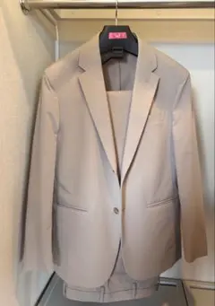 UNIQLO（ユニクロ）　感動ジャケット＆感動パンツ スリムフィット　ベージュ