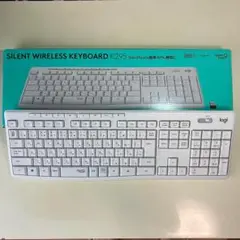 【ほぼ新品】ロジクール静音ワイヤレスキーボード K295OW オフホワイト
