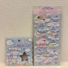 シナモロール おはじきシールフレーク ジュエルマシュマロステッカーズ サンリオ