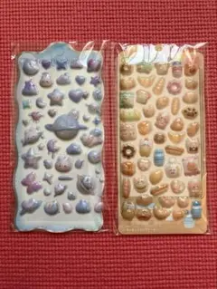 3Dぷくぷくシール　２枚