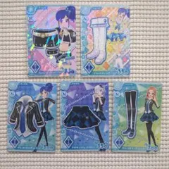 70 アイカツアンコール ブラックストライプコーデ 他