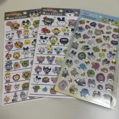たまごっち　4size STICKER エポキシステッカー　3点セット