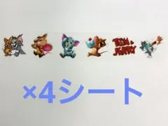 海外　クリアロールシール　おすそ分け　トム&ジェリー