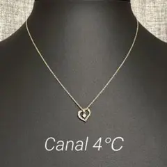 Canal 4°C ハートモチーフ silver ネックレス ゴールドカラーのサムネイル