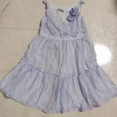 MissBlumarine マメール ワンピース ストライプ立体バラ12 150のサムネイル