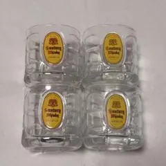 Suntory Whisky 亀甲ロックグラス 4個セット