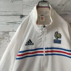 廃盤品2001年フランス代表】oldadidasアンセムジャケットL size - メルカリ
