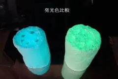 展示やオブジェに　蓄光の塊り　原料　グリーン発光２０本セット ☆ルミノーバ超え 極希少 蓄光の塊り 原料そのまま 世界最強グリーン発光 オブジェ