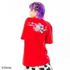 【ディズニー/シュガー・ラッシュ：オンライン】ロゴプリント Tシャツ ヴァネロペ