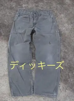 Dickies ダブルニーディッキーズグレー カーゴパンツ
