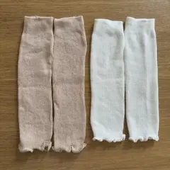 sowan リブ編みベビーレッグウォーマー　レッグウェア　2点セット　美品