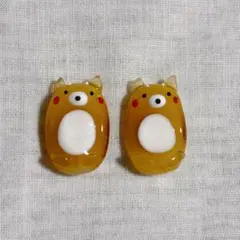 ガラス 犬 戌 柴犬 作家さん手作り