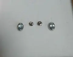 Pt900【刻印有り】アクアマリンピアス
