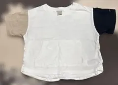 【美品】petit main クレイジーパターン 半袖Tシャツのサムネイル