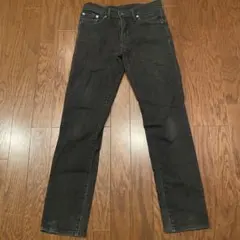Levi's ダークグレー ストレートジーンズ