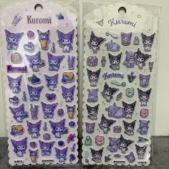 クロミ フェルトシール 2枚セット サンリオ 海外限定 ふわふわ 立体シール