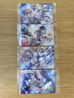 アイドリッシュセブン　ウエハース 25 箔押し　未開封　4枚セット
