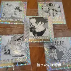 ドラゴンボール 40周年ホログラムシール 5枚セット