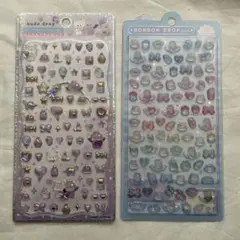 ボンボンドロップ シール　2枚セット　うさぎ　ジュエルプチドロップ　新品　正規品