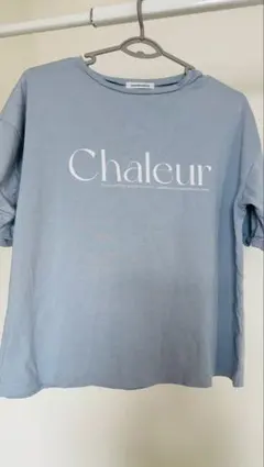 natural couture ロゴTシャツ ライトブルー Fのサムネイル