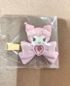 前髪クリップ　クロミ　サンリオ さくらデザインシリーズ　シークレット前髪クリップ