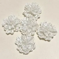 アクリルカボション　レースフラワー