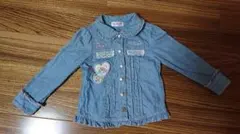 ☆メゾピアノ☆デニムジャケット☆サイズ120☆