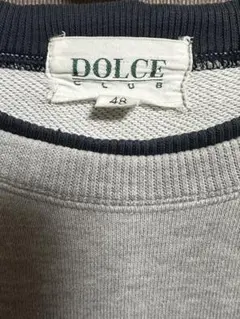 90s DOLCE CLUB 【ドルチェクラブ】グレー スウェット 刺繍 犬