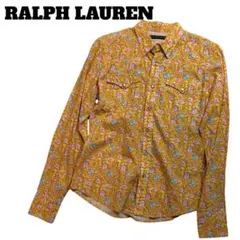 ラルフローレン　長袖シャツ　花柄　総柄　イエロー　Ralph Laurenのサムネイル