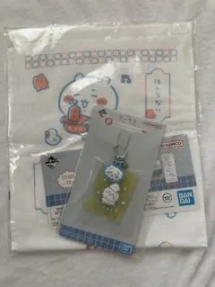 一番くじ　ちいかわ F賞ラバーチャーム　H賞タオル