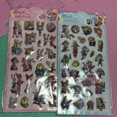 ズートピア 3D エンボスシール 2枚セット